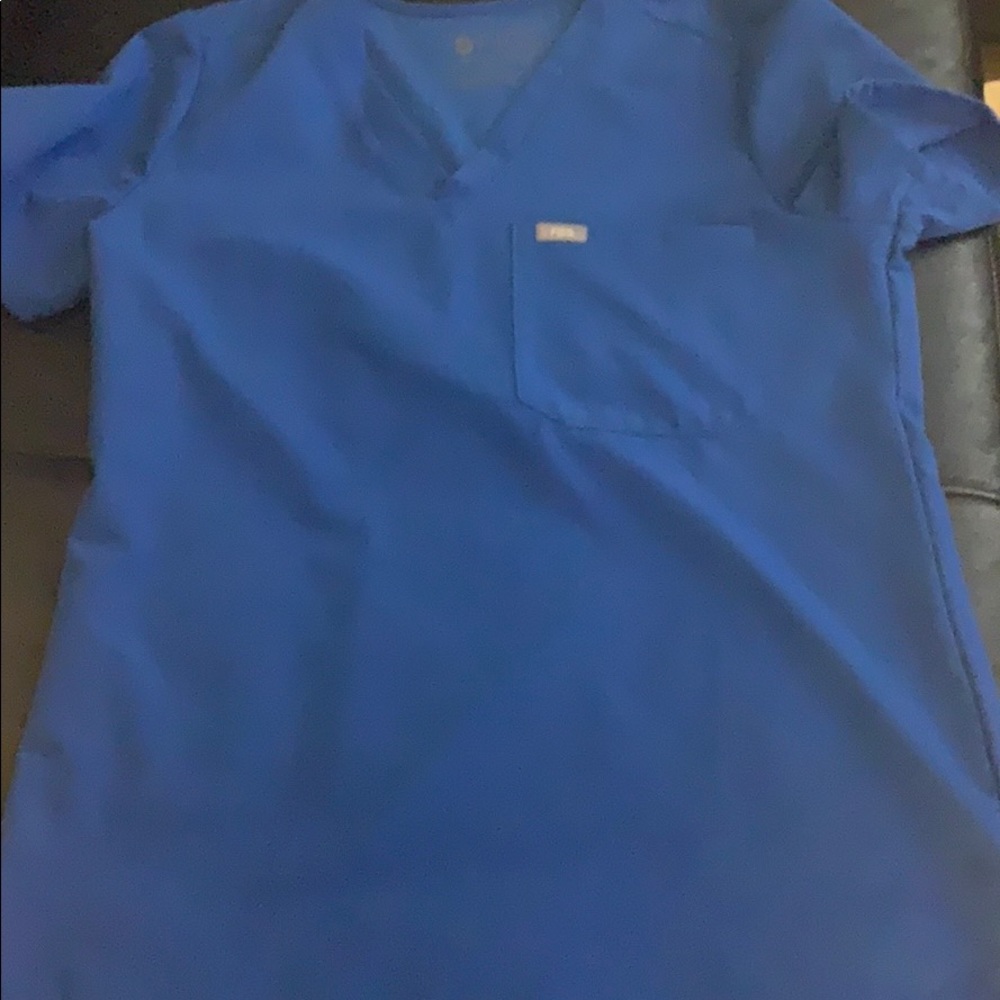 Figs catarina one pocket. Royal blue